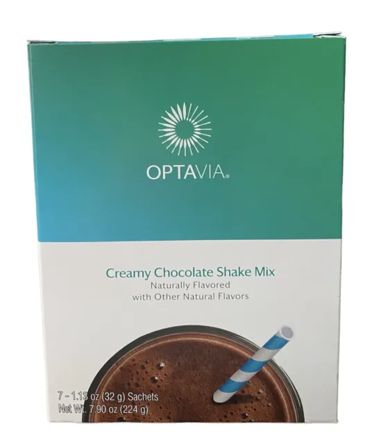 Mezcla de batido de chocolate cremoso Optavia - 7 paquetes - nuevo - sellado - mejor para el 29/06/24