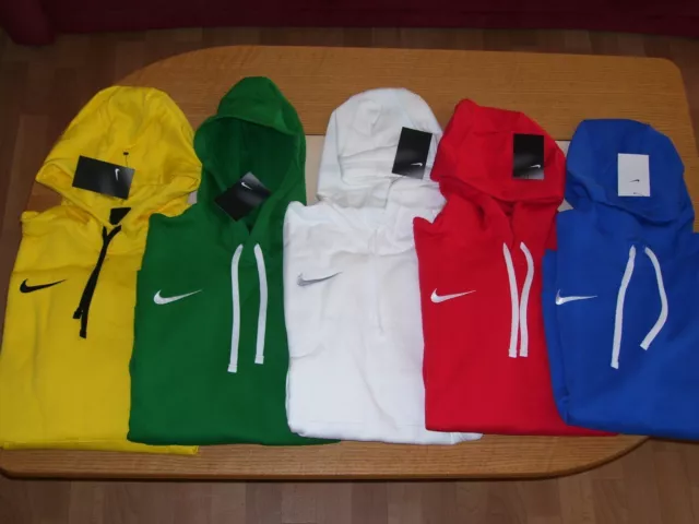 Nike Herrn Hoodie Hoody Park 20 Kaputzenpullover Fleece weiß rot gelb grün neu