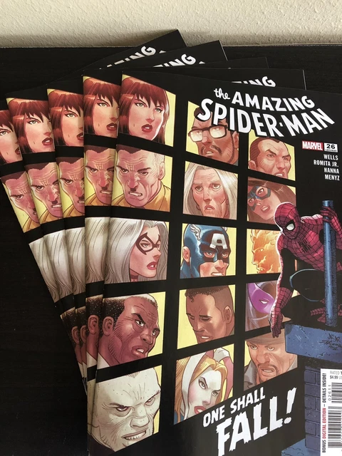 AMAZING SPIDER-MAN #26 - DEATH OF MS MARVEL - Lot Of 5
