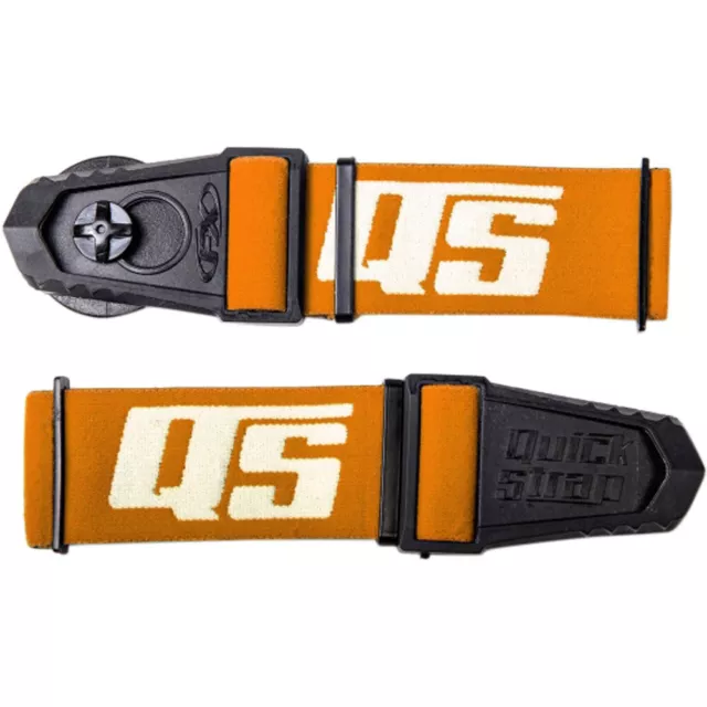 Factory Effex MX 2021 Orange Motocross Dirt Bike Riding Goggle Quick Strap