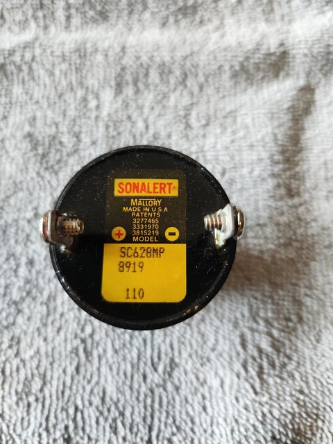 Sonalert Sc628mp Buzzer Alarm