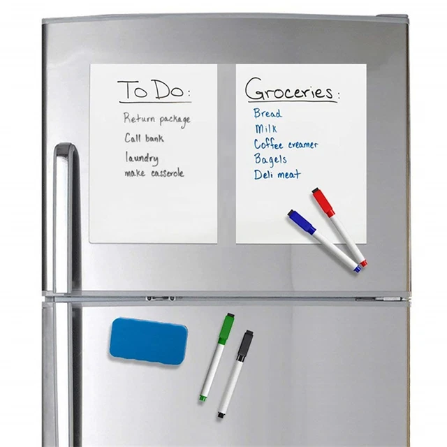 Adesivo A5 Scrittura Autoadesiva Frigorifero Magnetico Whiteboard