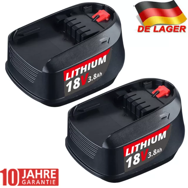 2x 18V Batería Li-Ion para Gardena 14903-20 P4A PBA 18V/72 14905-20 14906-20 - 3,8Ah