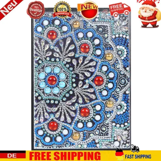 DIY Mandala Special Shaped Diamond Painting 50 Pages A5 Notebook Diary Book Gift