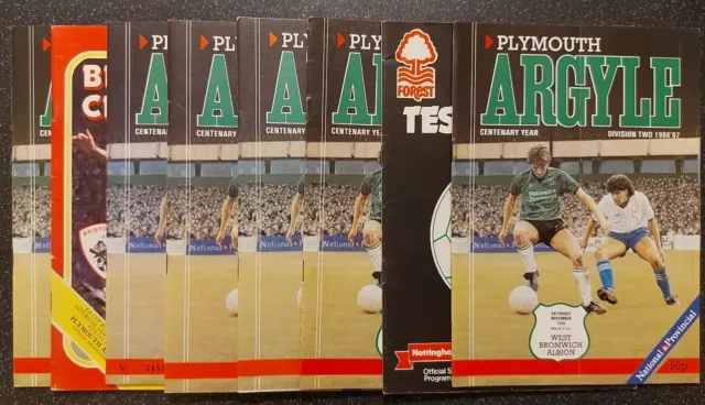 Plymouth Argyle Programmes Job Lot 1966-2022 2