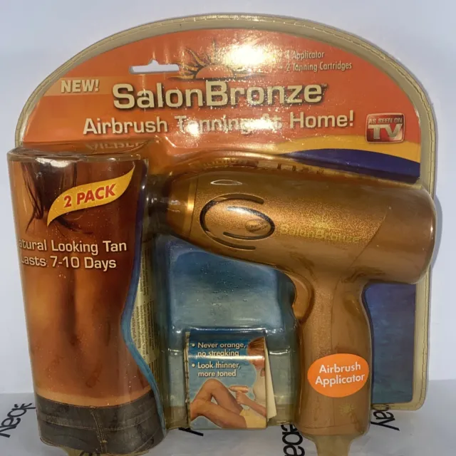 Aerógrafo SalonBronze bronce bronce bronce bronce en casa-2 cartídulos-pistola aplicadora