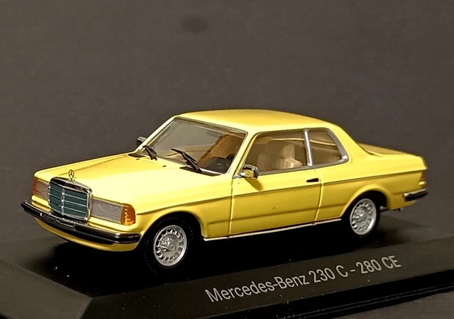 Miniature Minichamps 1/43 – Mercedes 230 CE W123 Coupé 1976, Vert Métal