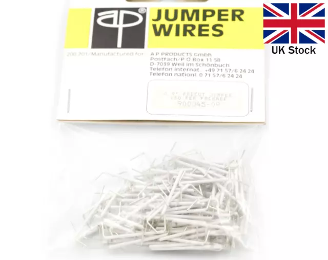 Pre-Cut Wire Jumper 20.32mm (150 pcs) - 3M Breadboard Prototyping - UK Stock