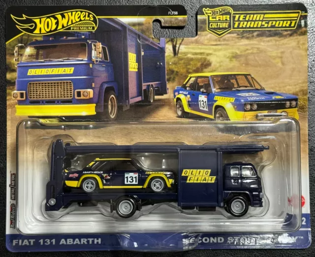 HOT WHEELS 2024 Team Transport Fiat 131 Abarth & Second Story Camry