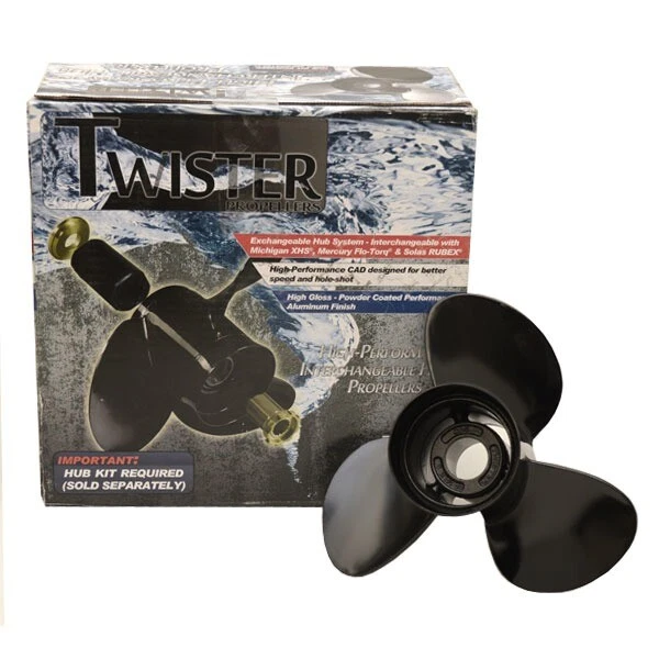 Michigan Wheel Twister Boat Propeller 221501 | RH 10 1/2 x 9P