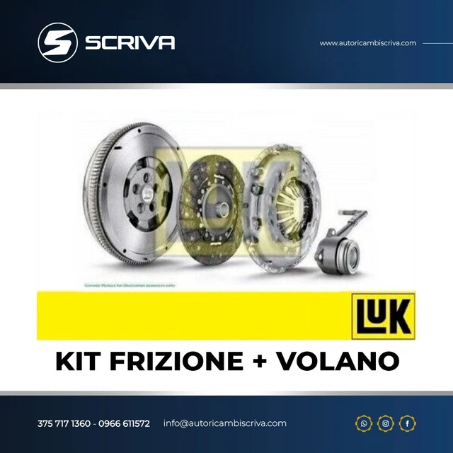 Kit Embrayage + Volant Moteur LUK Pour Opel Zafira B 1.9 CDTI 88kW - Réf. KF8C-11 - Neuf