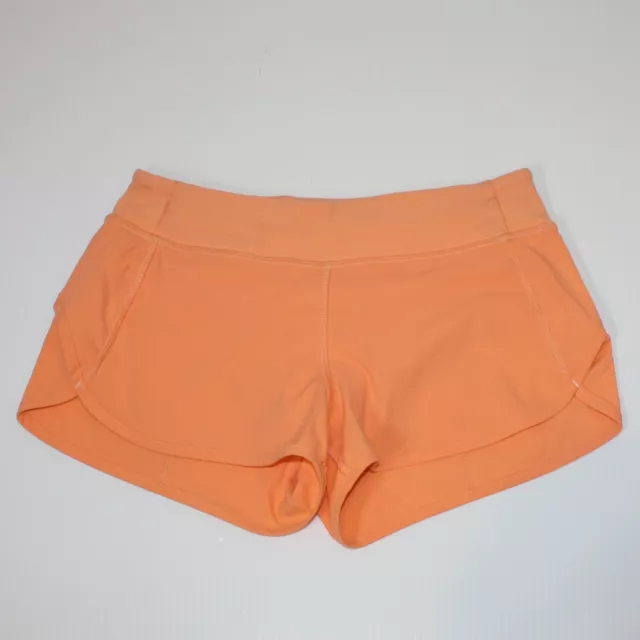 Ivivva by Lululemon Girl's Speedy Shorts in Orange Color size 12