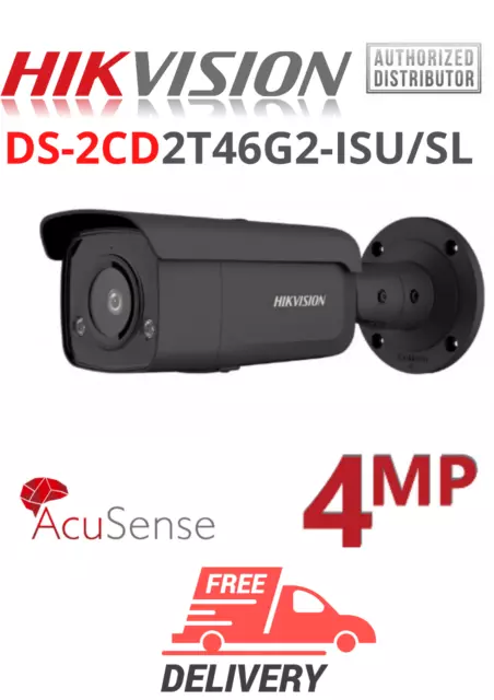 Hikvision DS-2CD2T46G2-ISU/SL 2,8 mm IP AcuSense Face Capture Audio NOIR