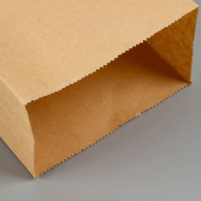 100 PCS Bread Paper Bags Bakery Carry Bag Candy Gift Bags Biscuit Bag 2