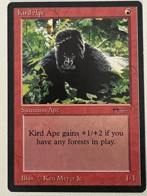 Magic the Gathering MTG Arabian Nights Kird Ape MP  (Beta Bob)