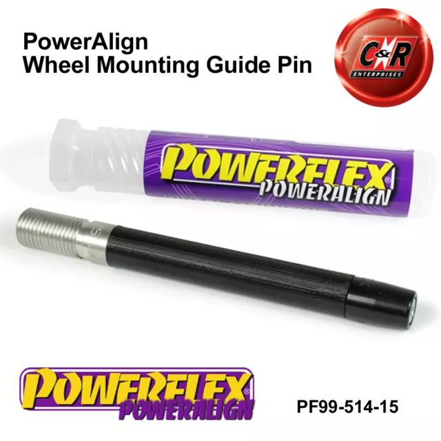 Poweralign Powerflex Rueda Soporte Guía Pin para Lancia Zeta 1994-2002