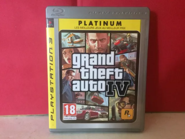 Superbe Jeu Sony Ps3 Grand Theft Auto Iv Gta Platinum En Boite
