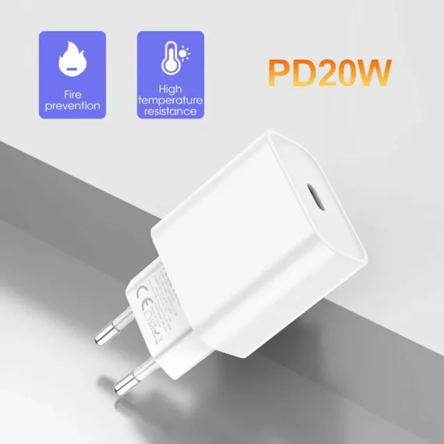 PD 20W USB C Charger Fast Charging For iPhone 12 Mini Pro MAX 12 11 Xs Xr X 8 **