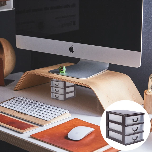 STACKING DRAWERS STORAGE Document Organizer Cabinet Tray Desktop £12.38 ...