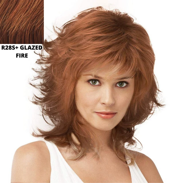 RAQUEL WELCH TRESS Long Layered Wig Heat Friendly Natural Red R28S Wig