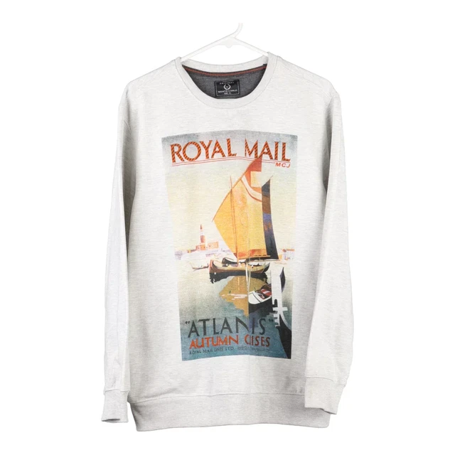 Royal Mail Monte Carlo Sweatshirt - XL Grey Cotton Blend