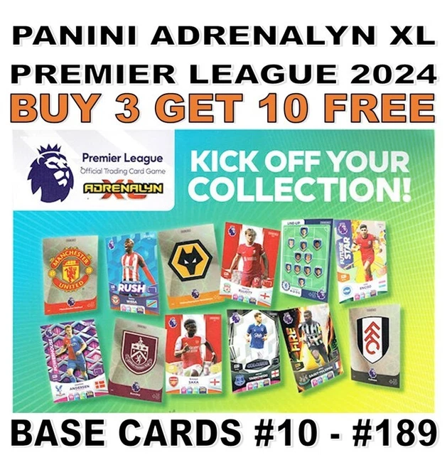 ADRENALYN XL 2024 Premier League Panini 20232024 2023/24 Base Cards