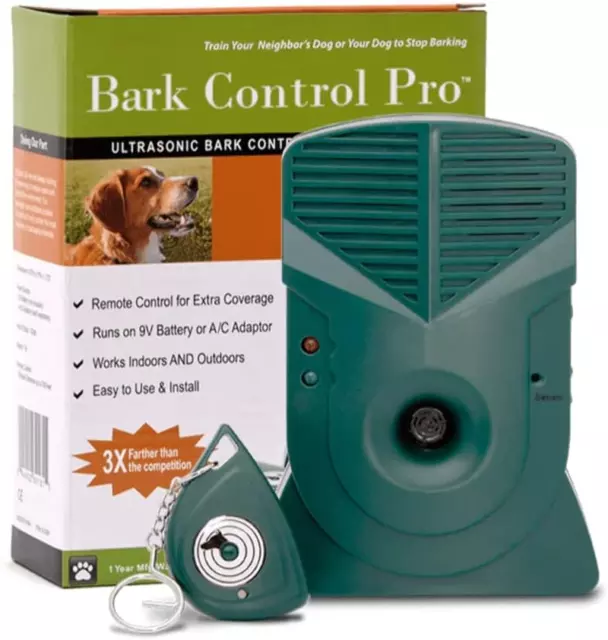 . Bark Control Pro | Stops Barking up to 150 Ft. | Humanely Stop Barking Dogs |