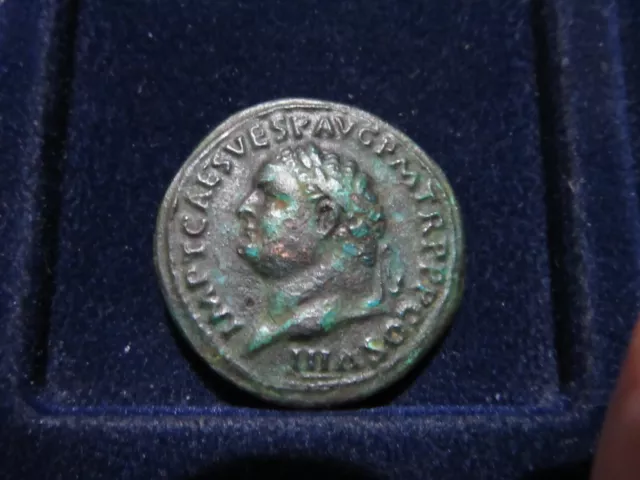 Ancients Titus,  (AD 79-81). AE Sestertius