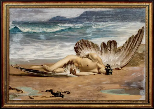 Large 19th century French The Death Of Icarus - Alexandre CABANEL (1823-1889)
