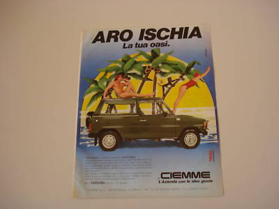 advertising Pubblicità 1984 ARO ISCHIA 4X4 