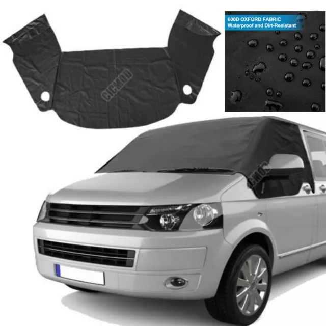 600D Oxford Thermal Windscreen Sun Shade Cover Curtain Black Out Blind For  VW T5