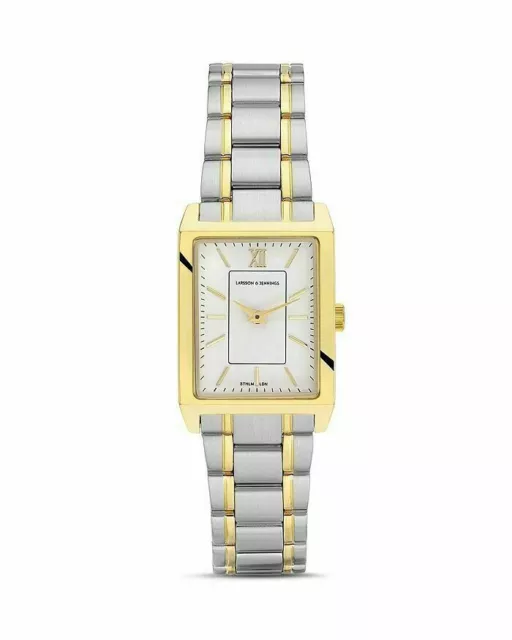 LARSSON & JENNINGS WeWoreWhat Boyfriend Link Bracelet Watch 27mm LXW22-3LSV-G