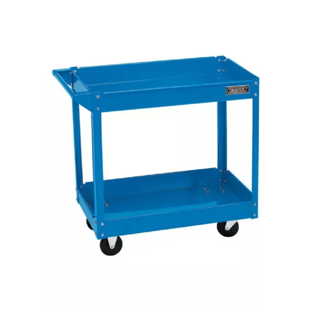 Draper 1x 2 Tier Tool Trolley Garage Professional Standard Tool 7629