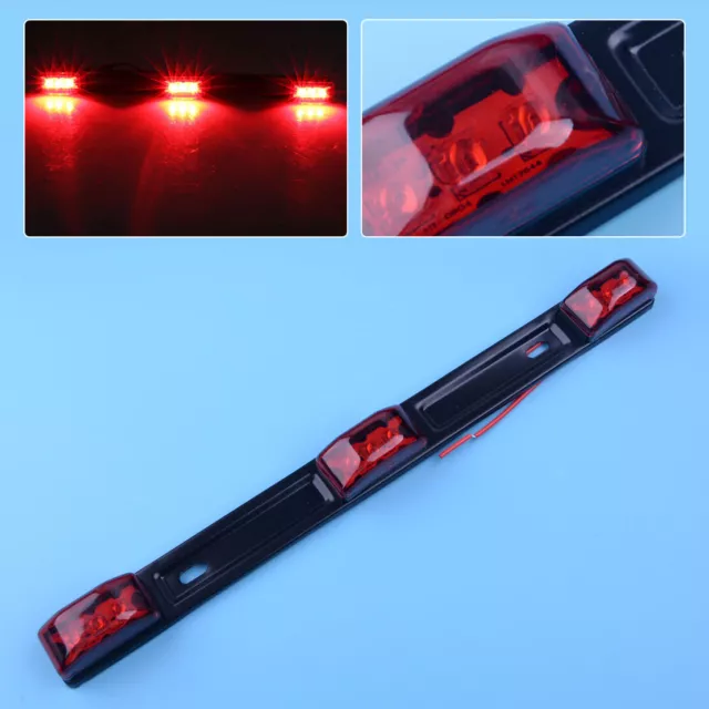 12V LED Car Truck Trailer Rear Brake Lights Red Clearance Side Marker Lamp Bar