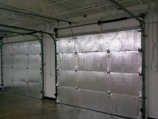SmartGARAGE Garage Door Insulation Kit R-8 for TWO CAR GARAGE DOOR 18'Wx7'H 