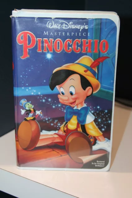 Walt Disney Masterpiece PINOCCHIO  VHS tape 239