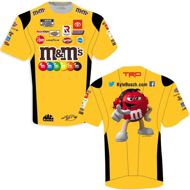 KYLE BUSCH NASCAR 2022 Men's Sublimated Pit Crew Uniform Shirt, 2X Â£35. 