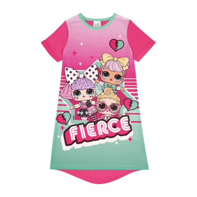 LOL Surprise! Girls Nightdress, Doll Nightie, Ages 5 to 12 Years Old