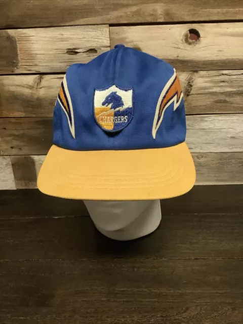 Vtg 1980 ANNCO SAN DIEGO CHARGERS NFL HELMET CAP SNAPBACK HAT