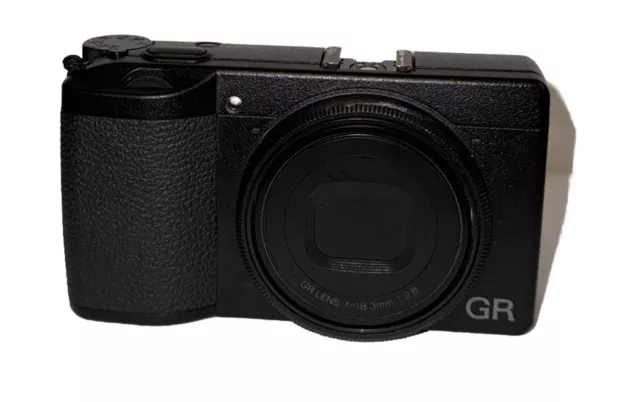 Ricoh GR III 1080p 24.2MP f/2.8 Compact Digital Camera - Black