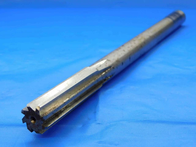 ALVORD POLK 0.6255 OD HSS REAMER 8 FL .6255 5/8 .6250 +.0005 OVERSIZE 16 mm