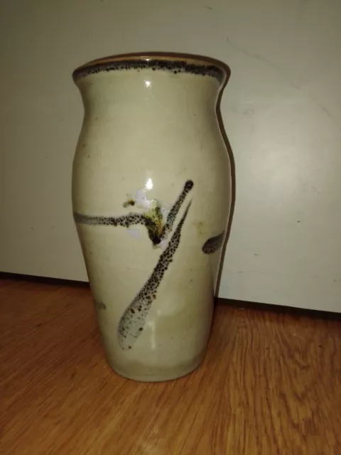 Beau Vase en Raku poterie céramique signature à identifier potier