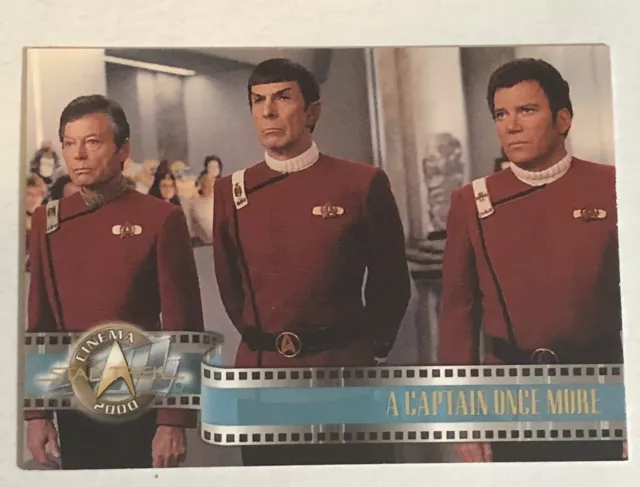 Star Trek Cinema Trading Card #55 William Shatner Leonard Nimoy Deforest Kelley