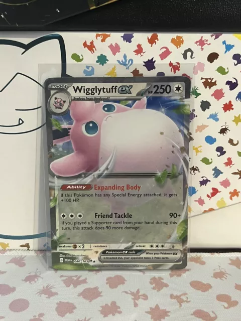Pokémon TCG Wigglytuff ex Scarlet & Violet - 151 040/165 Holo Double Rare