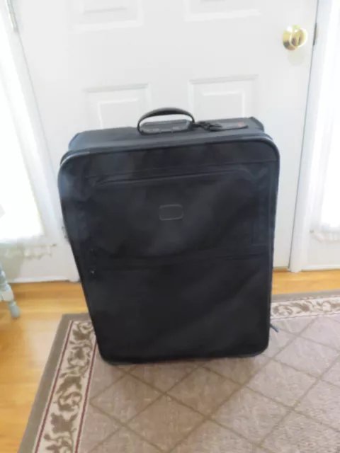 TUMI Alpha 2284D3 Rolling Expdble 28" Suitcase Black Ballistic Nylon Great Cond!