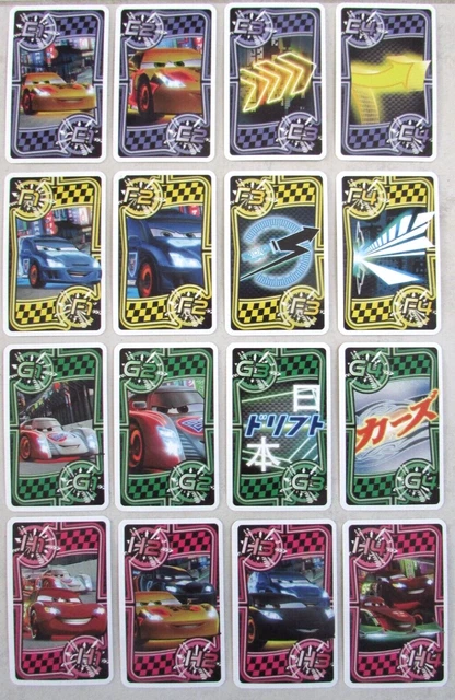 JEU DE FAMILLES & Neon Dominos Disney Pixar Cars 2 in 1 Cartamundi EUR ...