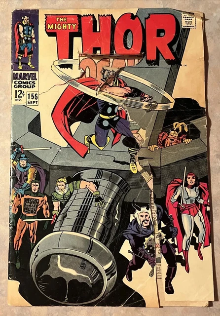 THE MIGHTY THOR COMIC BOOK, Vol. 1-Number 156- (Marvel Sept. 1968)
