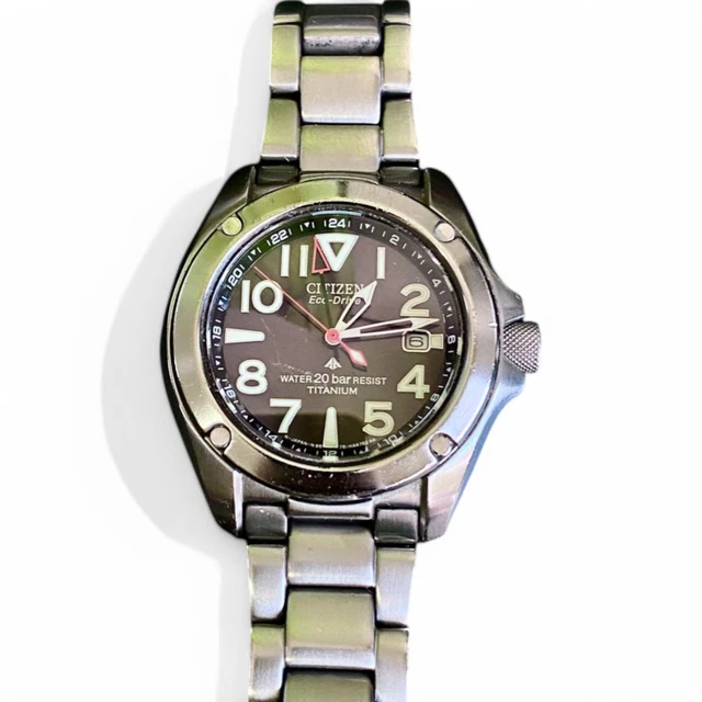 USED CITIZEN PROMASTER Tough GMT Eco-Drive Solar Watch B876-H25543 