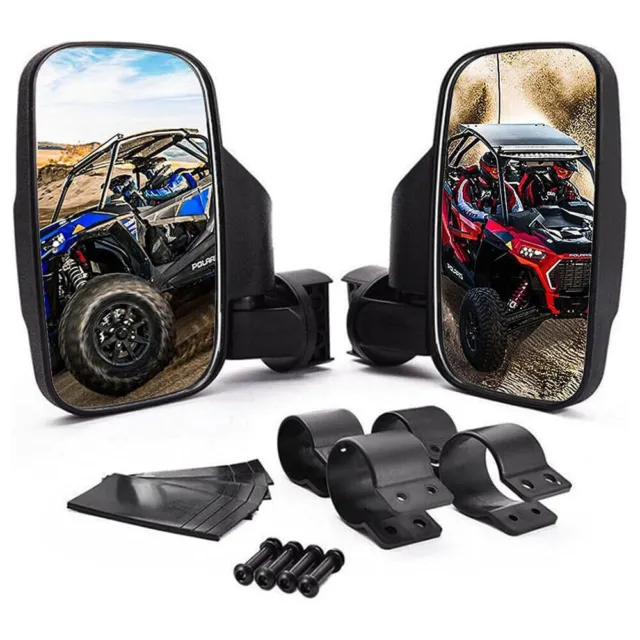 UTV Rear view Side Mirror And Center Mirror For 1.75inch Roll Bar