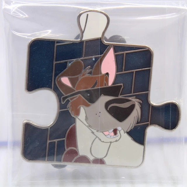 B4 Disney Parks Pin Connection LE 250 Puzzle Dodger CHASER Oliver & Company